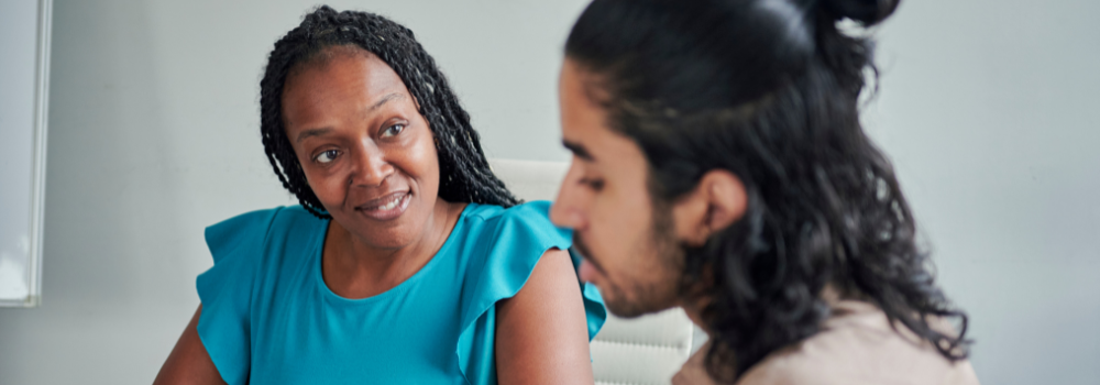 Mental health recruiter offering personalised career guidance to a professional exploring locum and permanent options
